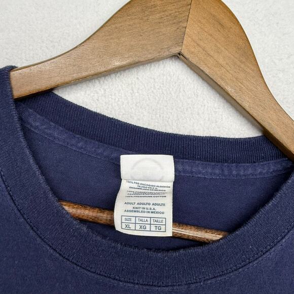 Vintage Michigan Rose Bowl Shirt Men's XL Blue Graphic 20th Appearance 2007 y2k - Picture 7 of 7